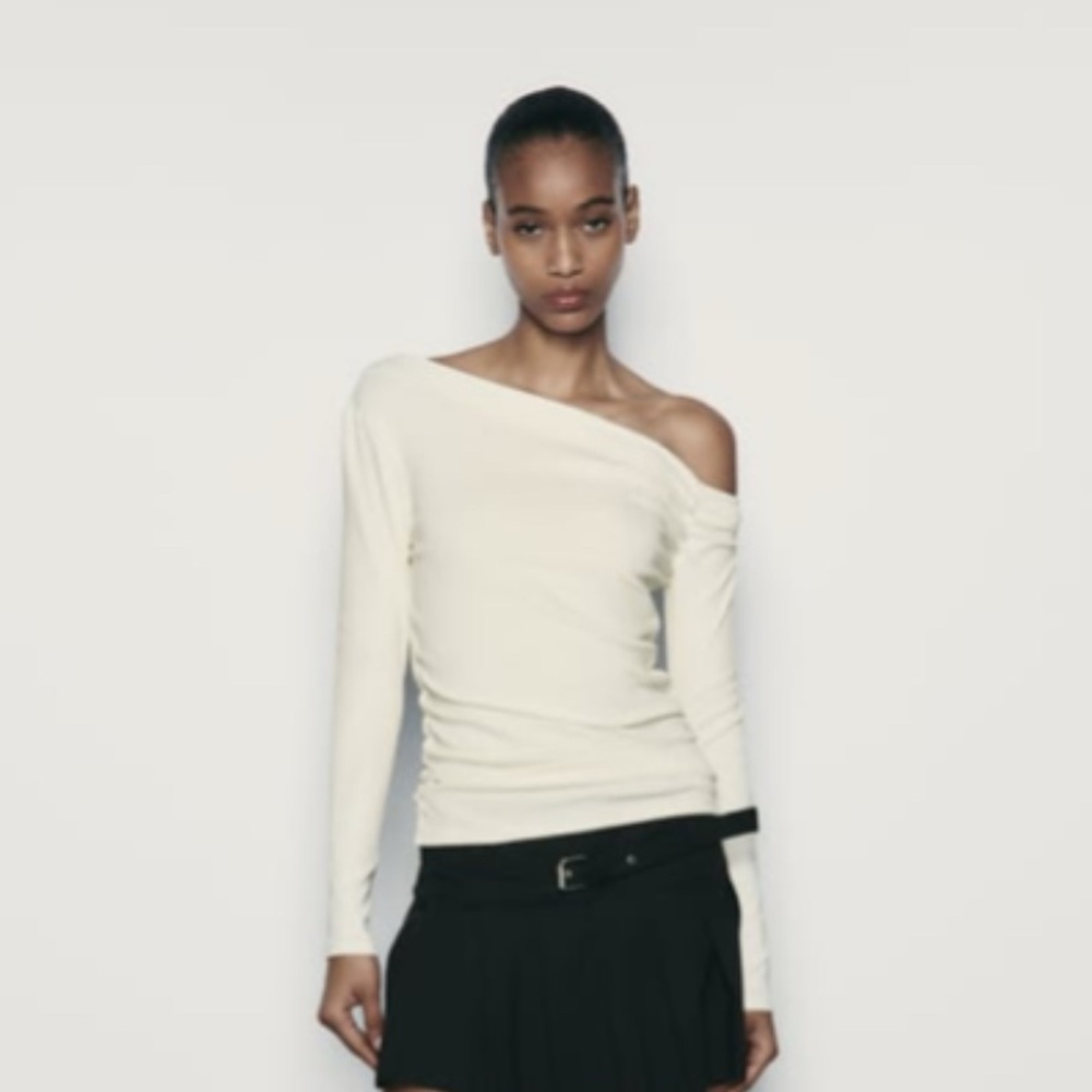 Zara Top with Ruching